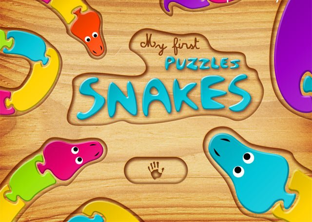 My first puzzles: Snakes - детская игра на iPad