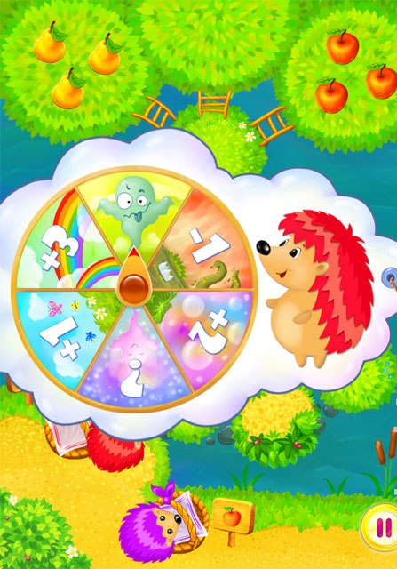 Отважные ежики - детская настольная игра на iPad