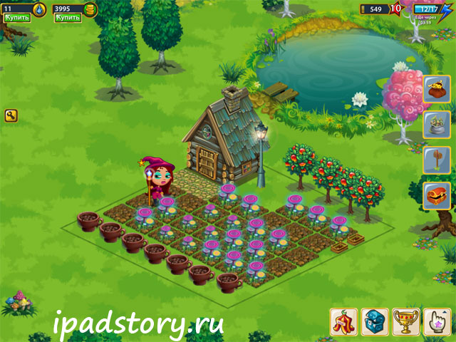 волшебная ферма на iPad
