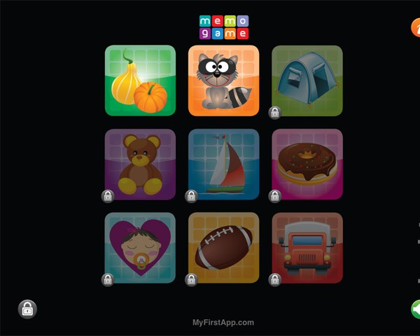 Memo-Game - игра для детей на iPad