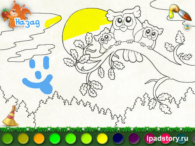 Детские пазлы и раскраска на iPad: В Зоопарке, скриншоты из игры