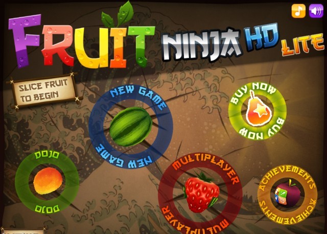 Fruit Ninja HD iPad