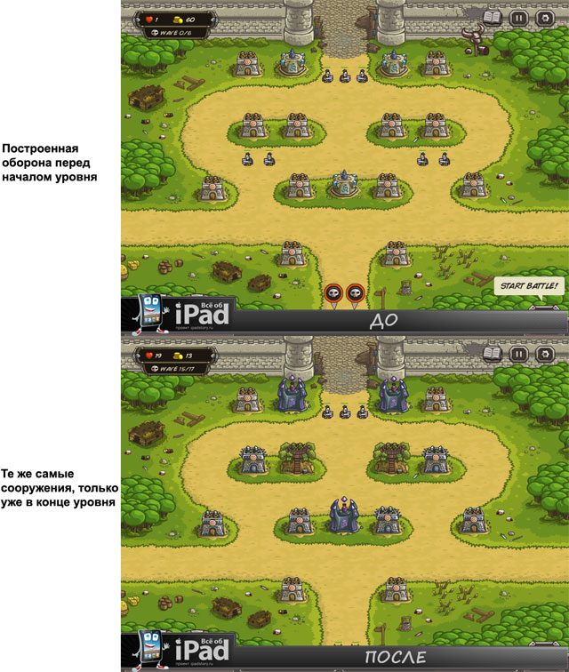Kingdom Rush на iPad - обзор игры