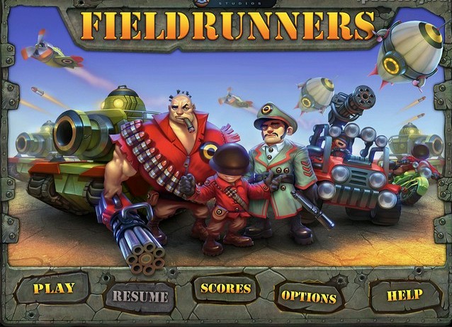 Fieldrunners для iPad