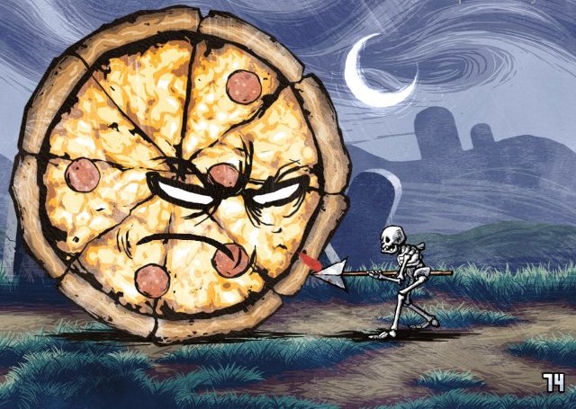 Pizza vs. Skeletons
