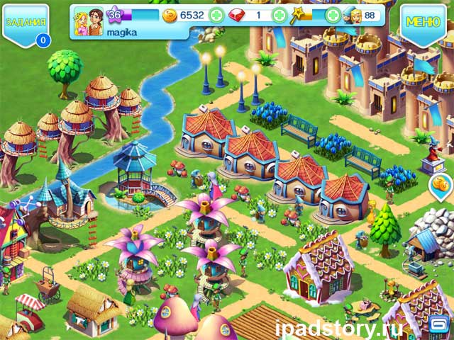 Fantasy Town - игра для iPad, скриншот 36 уровня