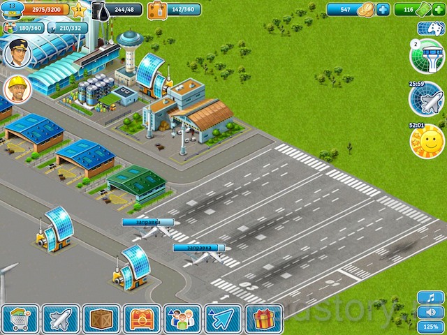 прохождение игры Аэропорт-Сити HD для iPad