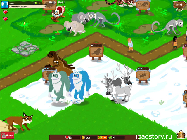Dream Zoo - скриншот из игры для iPad