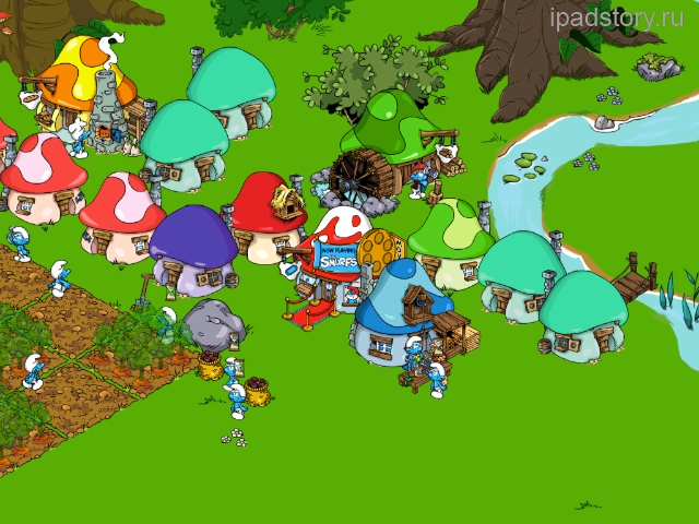 Smurfs Village iPad
