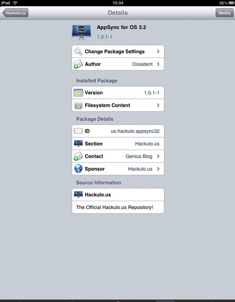 AppSync для iPad