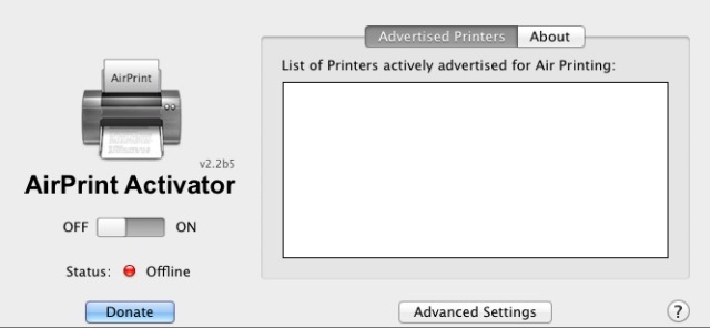 air print activator