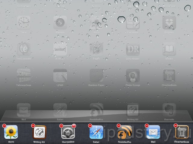 закрыть приложение на iPad