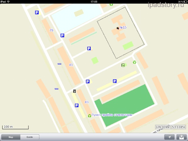 оффлайновые карты для iPad