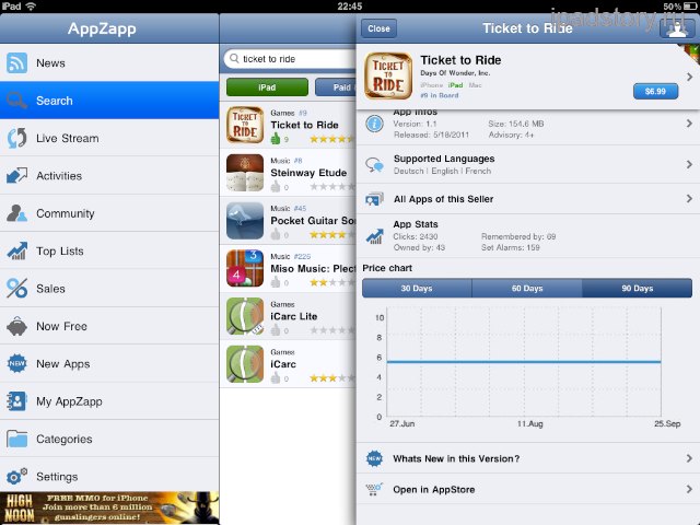 AppZapp iPad