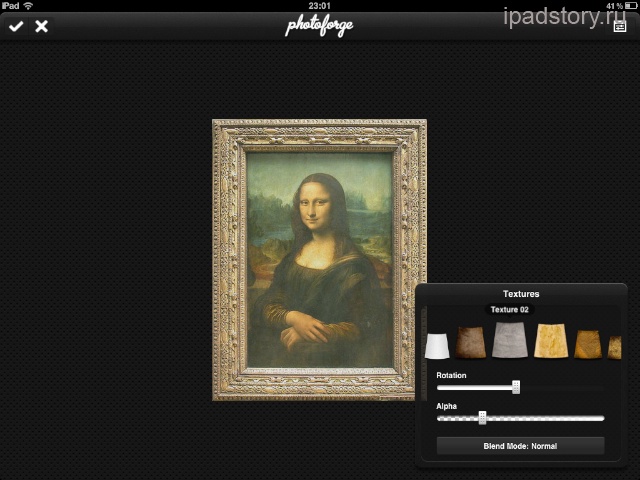 PhotoForge2 на iPad