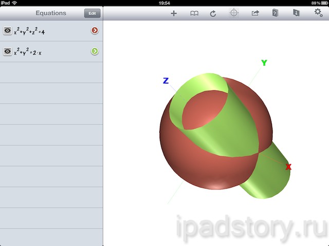 Quick Graph - приложение для iPad